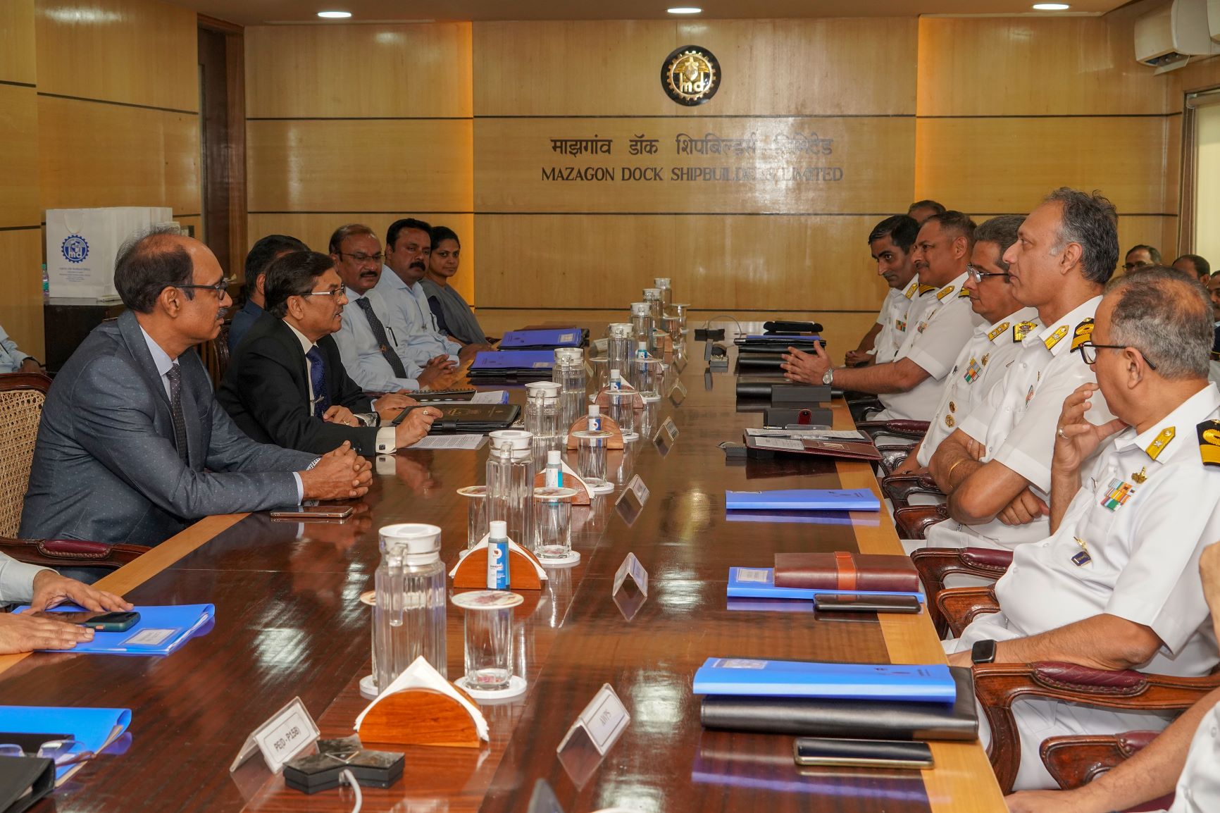 Delivery Of Second Destroyer Of P15B Class 'Mormugao' To Indian Navy -24th Nov 2022123 - Image 7